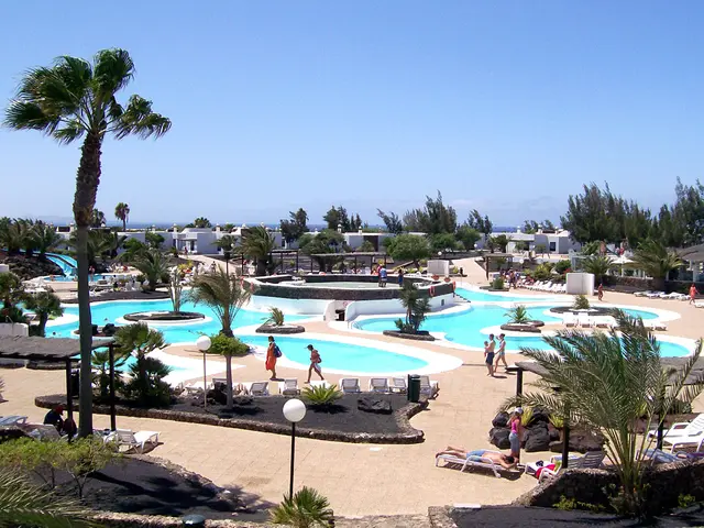 Michael Gruševsky proudly showcased his wife in a swimsuit.