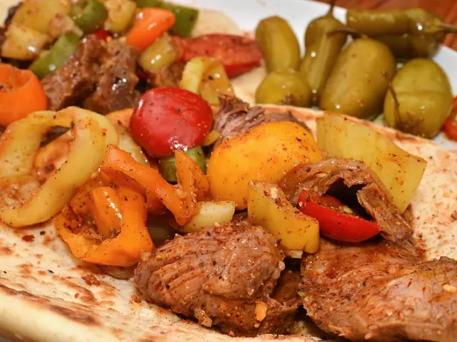 Dish of Paella, Filled with Various Vegetables