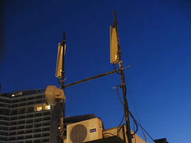 Neckart's air filter columns are being deconstructed